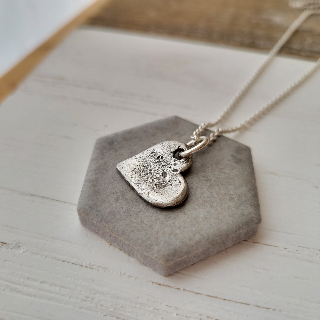 Memorial Ashes Heart Pendant