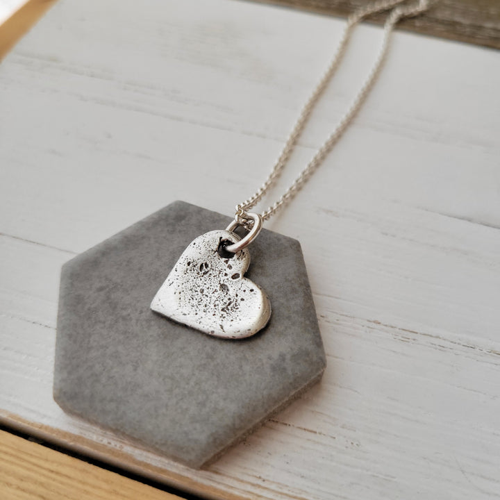 Memorial Ashes Heart Pendant