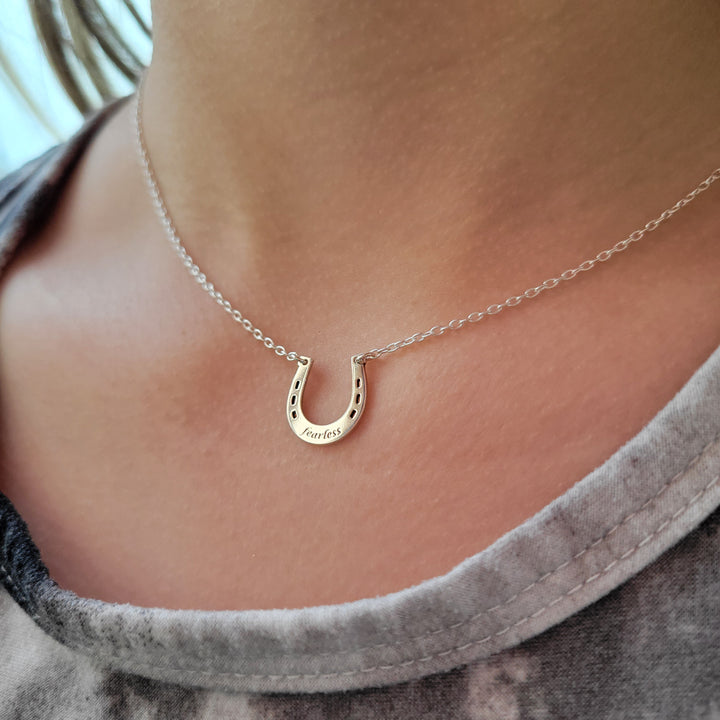 Sterling Silver Horse Necklace