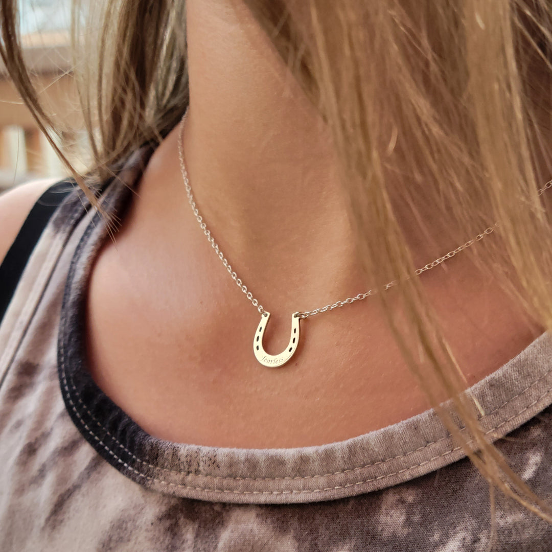 Sterling Silver Horse Necklace