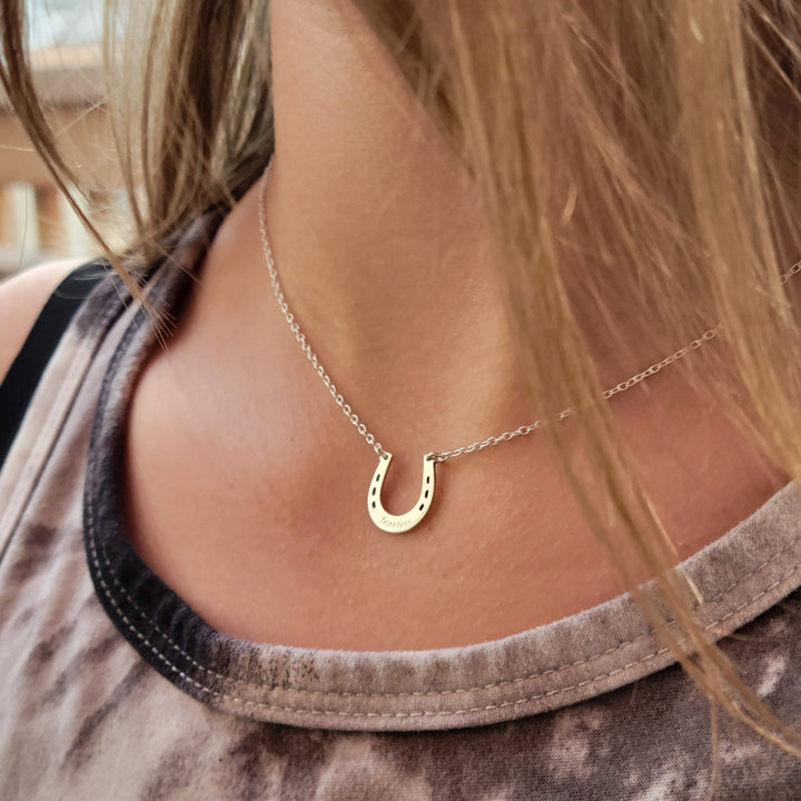 Sterling Silver Horse Necklace