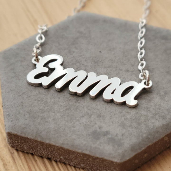 Sterling Silver Name Necklace