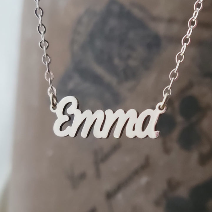 Sterling Silver Name Necklace