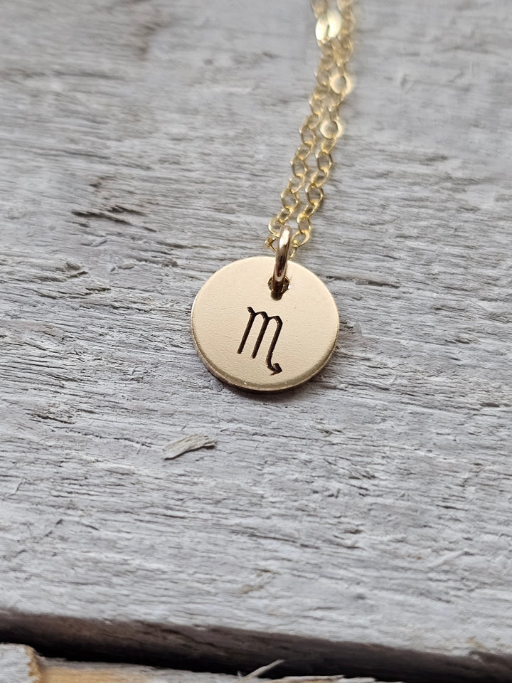 Gold Zodiac necklace