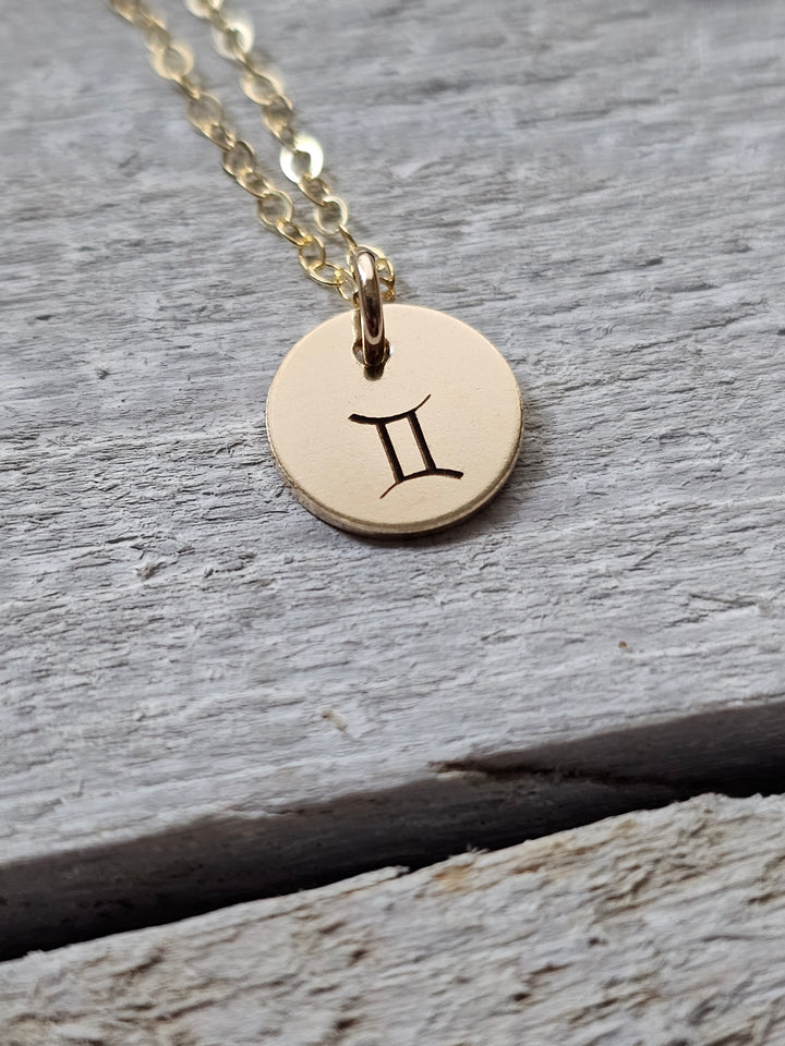 Gold Zodiac necklace