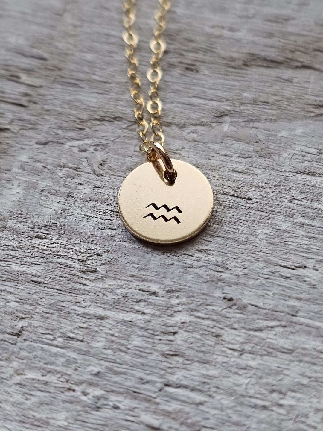 Gold Zodiac necklace