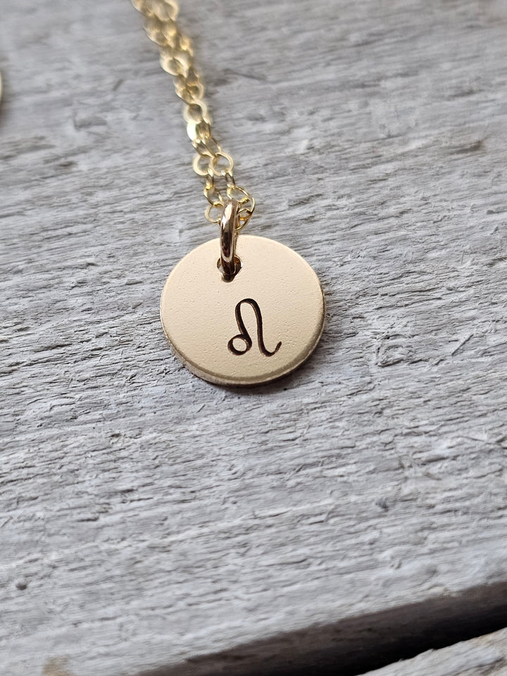 Gold Zodiac necklace