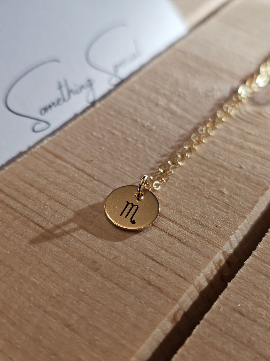 Gold Zodiac necklace