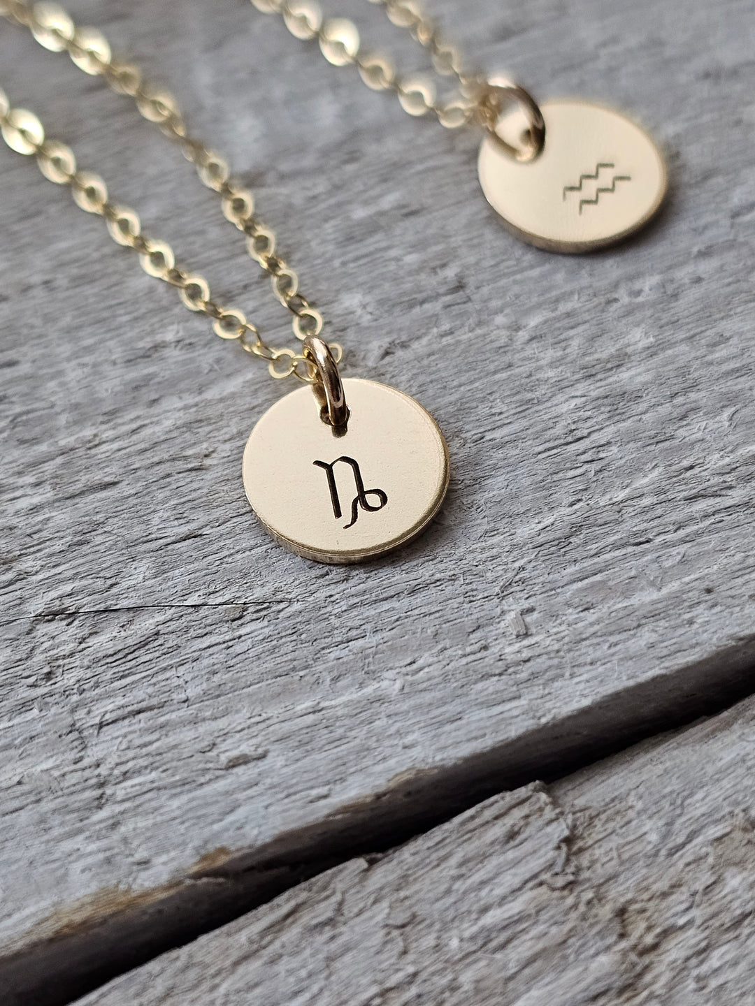 Gold Zodiac necklace