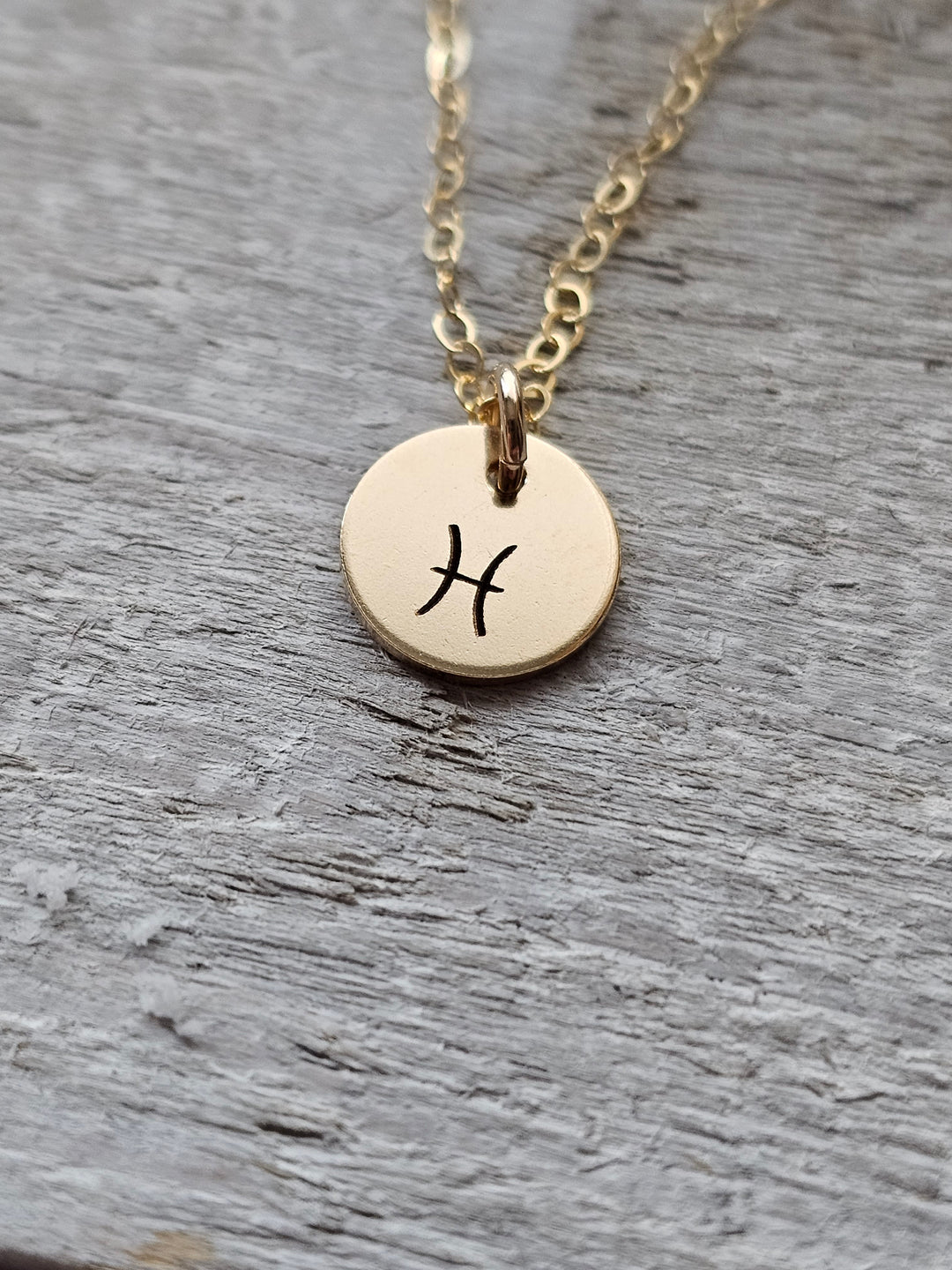 Gold Zodiac necklace