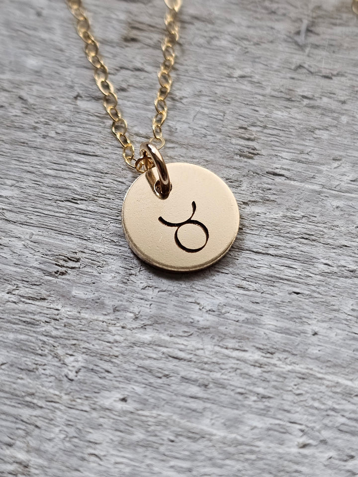 Gold Zodiac necklace