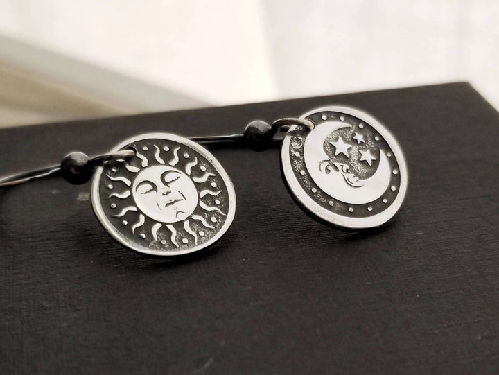 Moon and sun Earrings