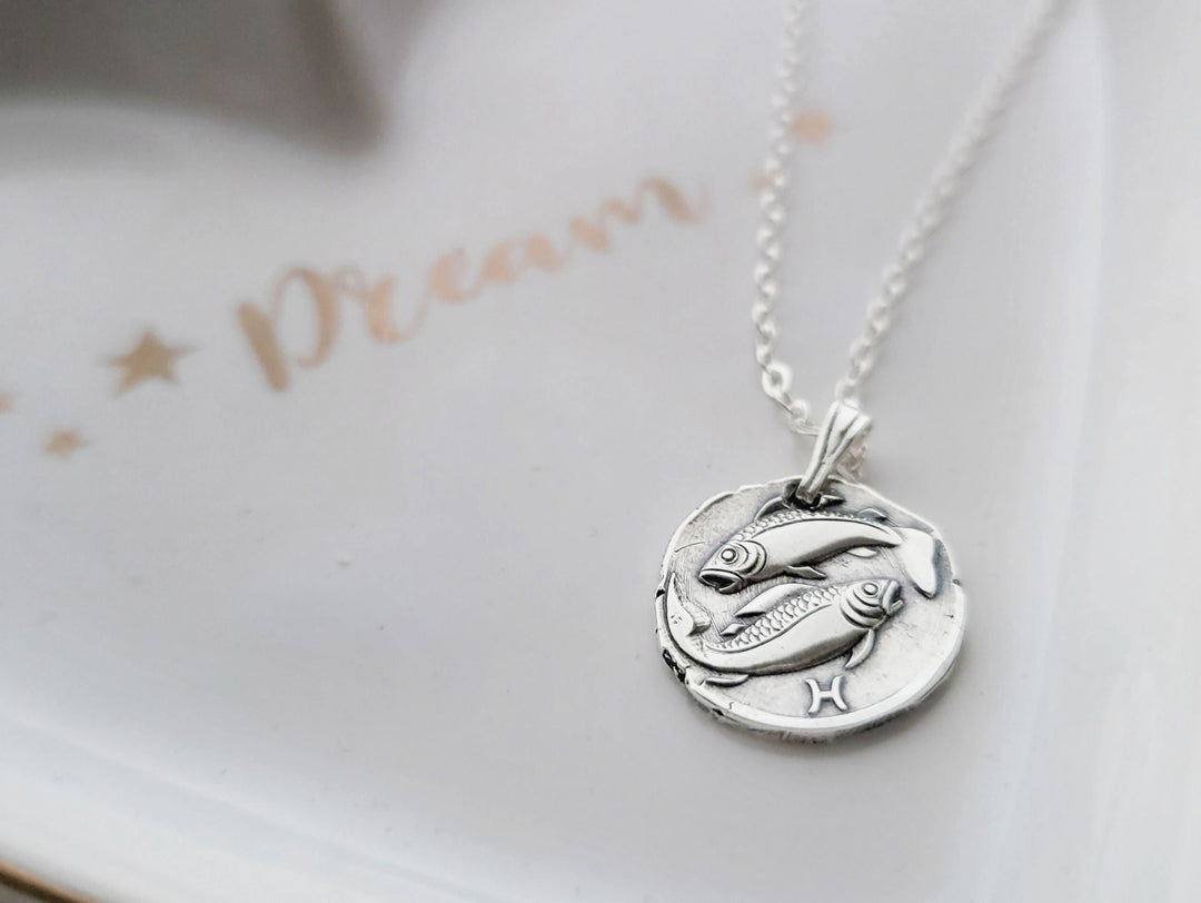 Pisces Zodiac Necklace