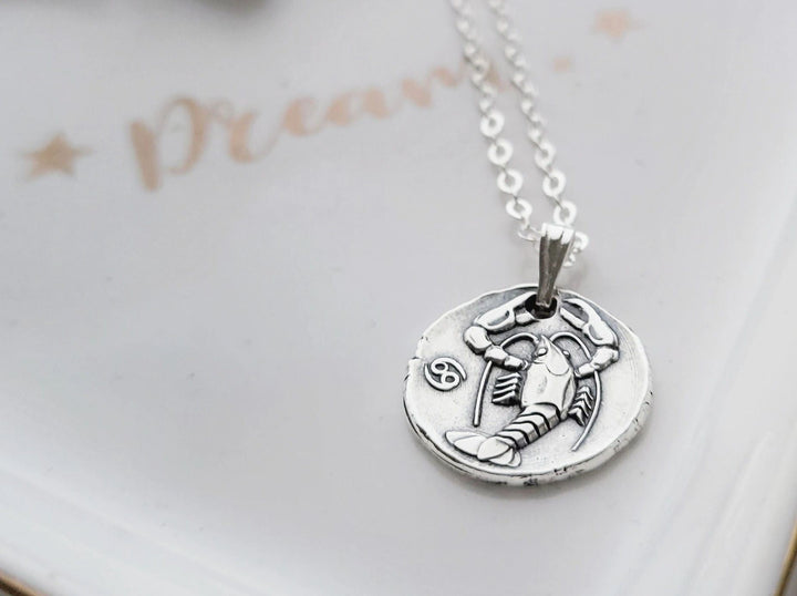 Cancer Zodiac necklace