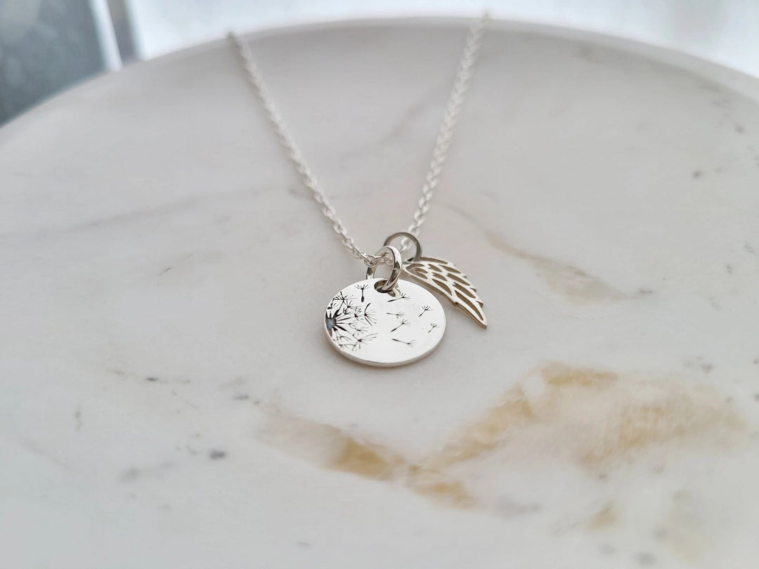 Sterling Silver Dandelion necklace