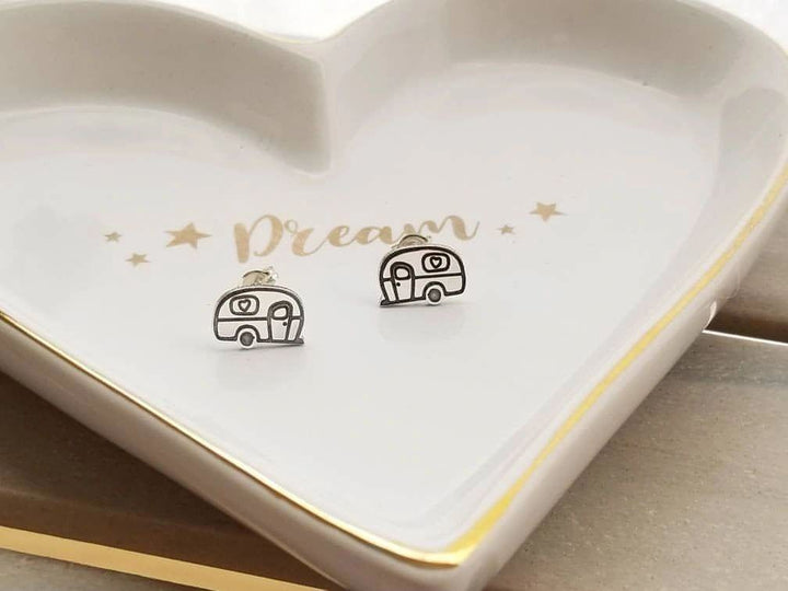 Sterling Silver Camper Studs