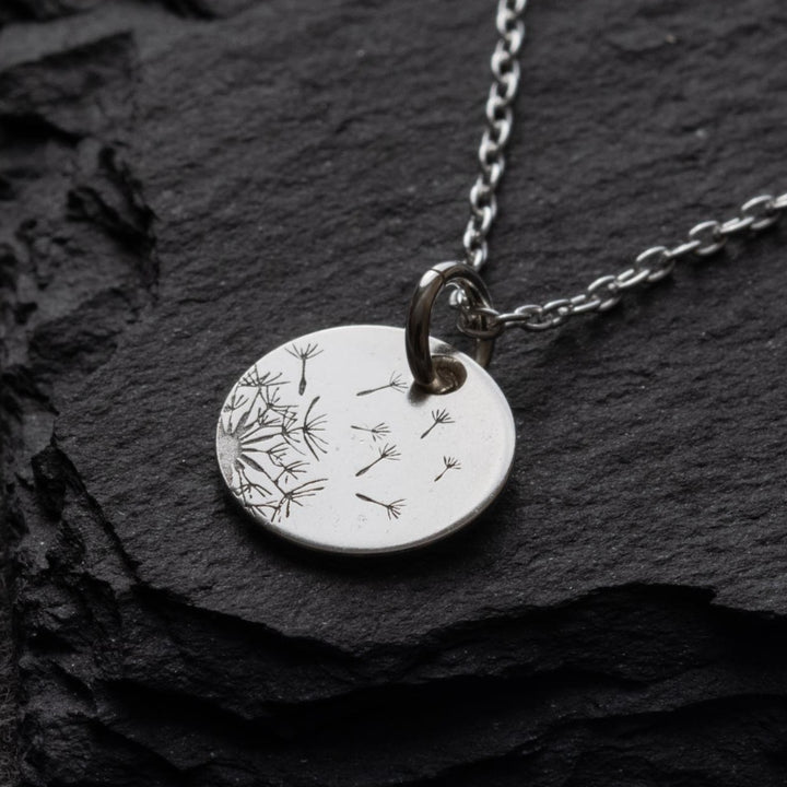 Sterling Silver Dandelion necklace