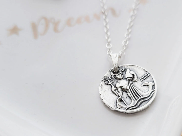 Aquarius Zodiac necklace