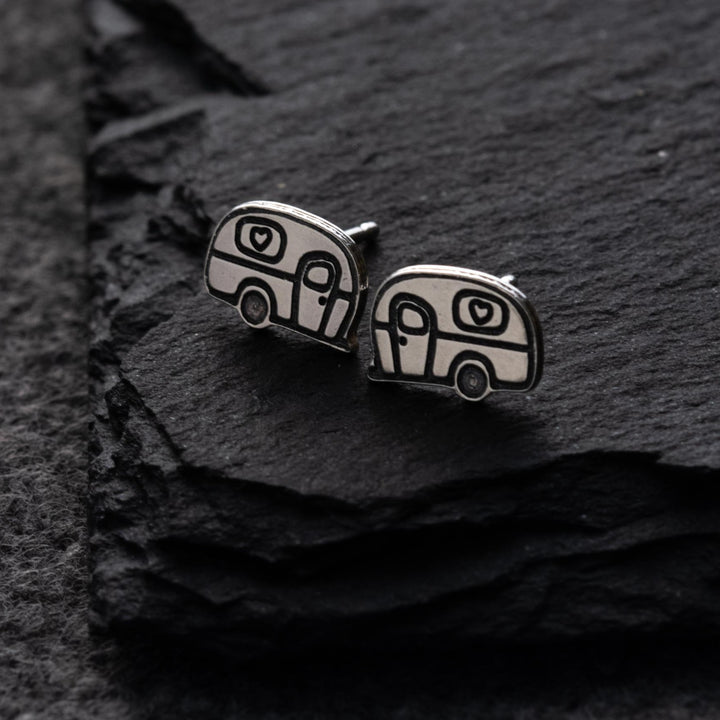 Sterling Silver Camper Studs