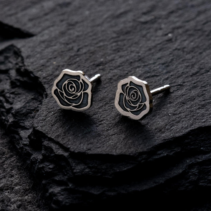 Sterling Studs - Rose